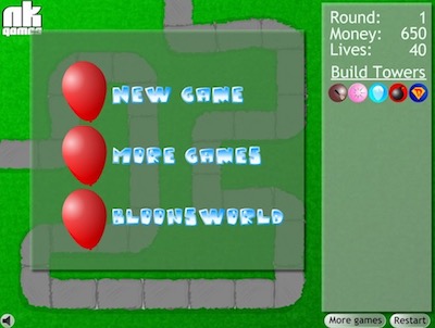 bloon tower defense 3 cool math