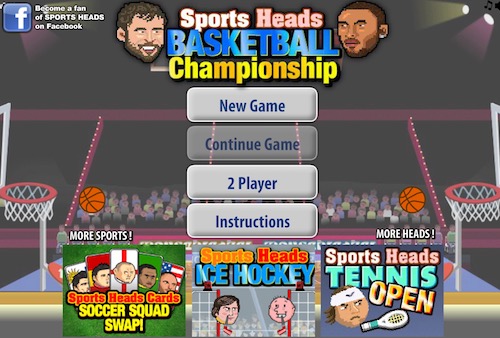 Basketball Championship By Sports Heads - Cool Math Games 4 Kids