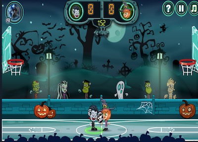 Halloween Basketball Legends - Cool Math Games 4 Kids