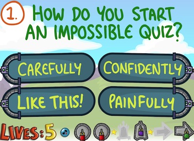 The Impossible Quiz Book Chapter 1 - Cool Math Games 4 Kids