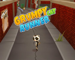 grump cat runner