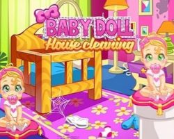 babydoll house cleaning game