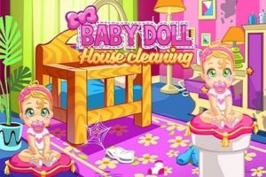 babydoll house cleaning game