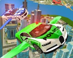Flying Police Car Sim