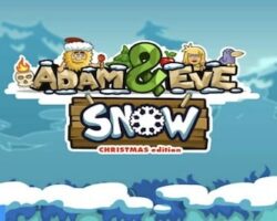adam and eve snow