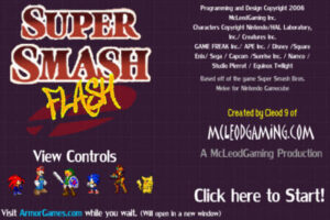 Super Smash Flash (SSF) 1st Version