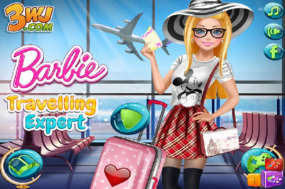Barbie Traveling Expert Game