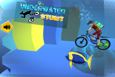 Underwater Stunt Bicycle Racing