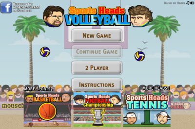 Sports Heads Volleyball