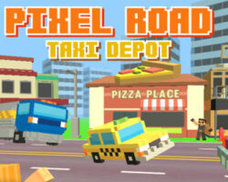 Pixel Road Taxi Depot