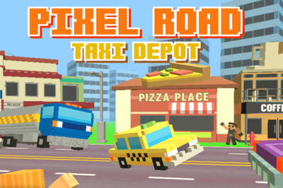 Pixel Road Taxi Depot