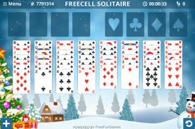 Freecell Solitaire Christmas